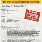 Feudenheimer Kerwe Programm 1