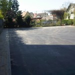 Der neue Belag auf dem sanierten Kirchplatz.