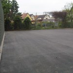 Zaun ist jetzt komplett fertiggestellt
